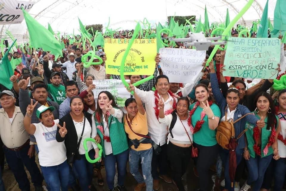 Desde Palenque, Llaven Abarca ratifica compromiso de fortalecer la 4T