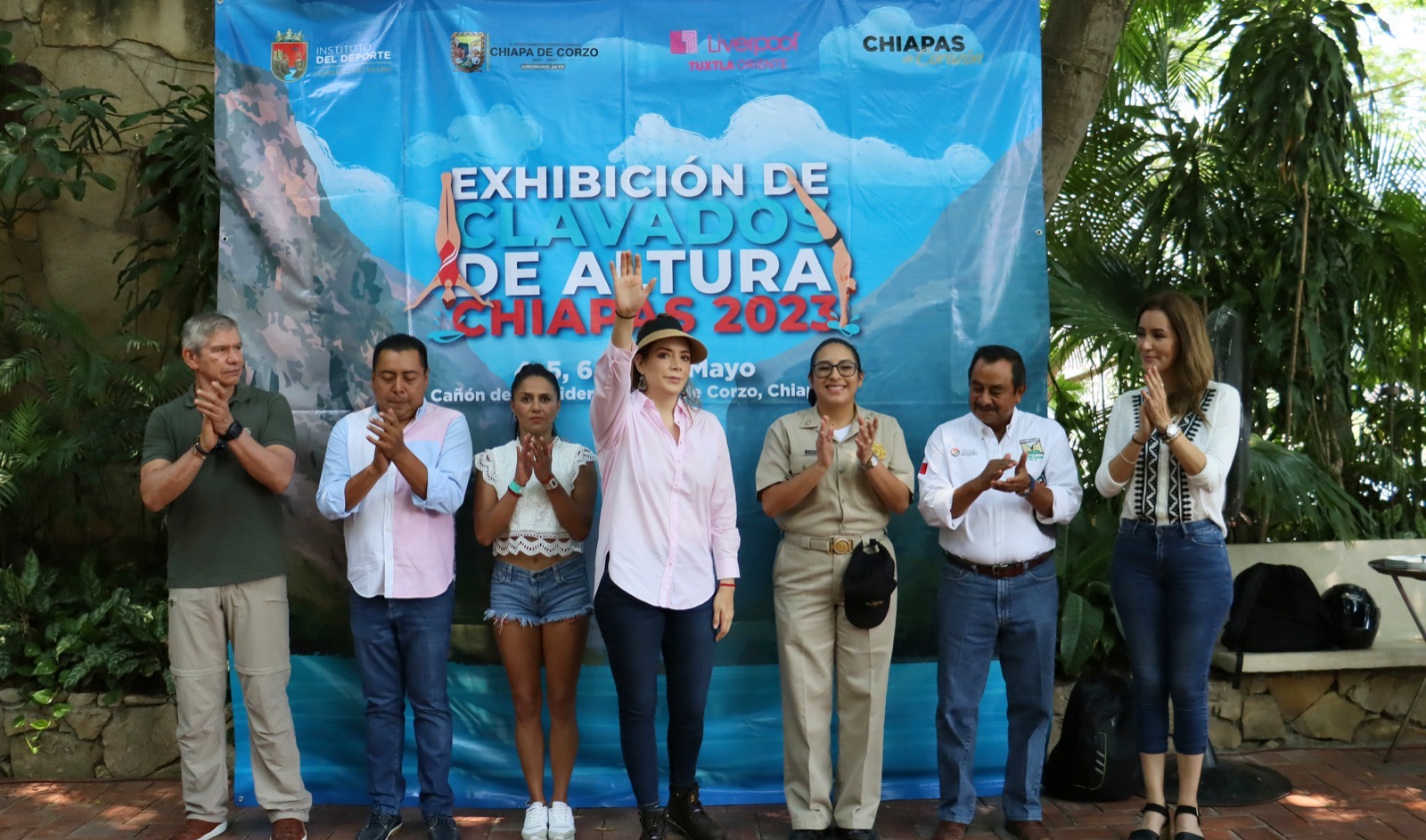 Un éxito la Exhibición de Clavados de Altura Chiapas 2023