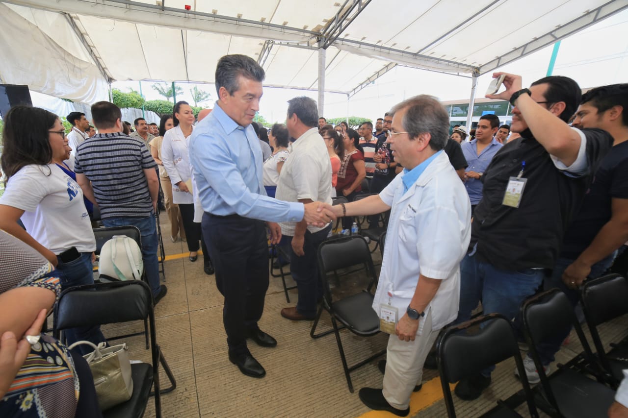 Rutilio Escandón arranca la Campaña de Vacunación Antiinfluenza Estacional 2023-2024