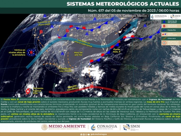 Seguirán lluvias intensas