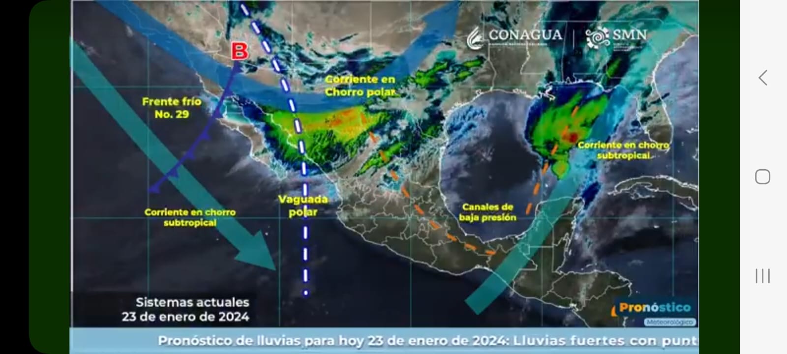 Poca lluvia y calor para Chiapas