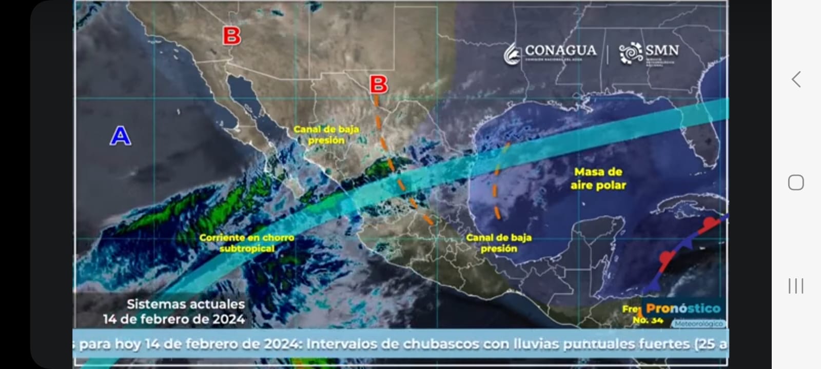 Lluvia y bajas temperaturas