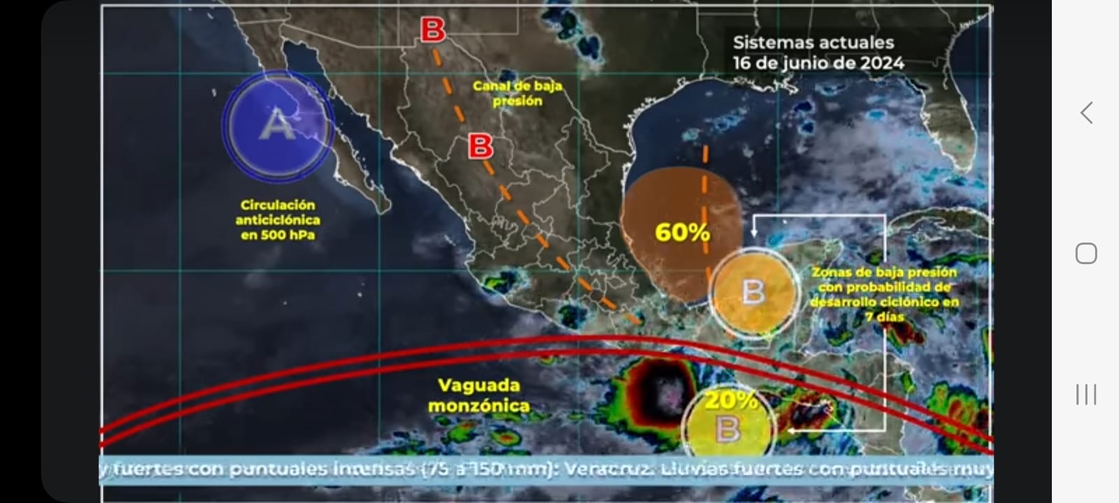 Habrán lluvias torrenciales para Chiapas