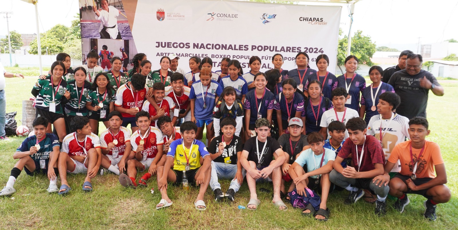 Tapachula y Tuxtla, campeones estatales en Futbol 6×6 rumbo a los Juegos Nacionales Populares 2024