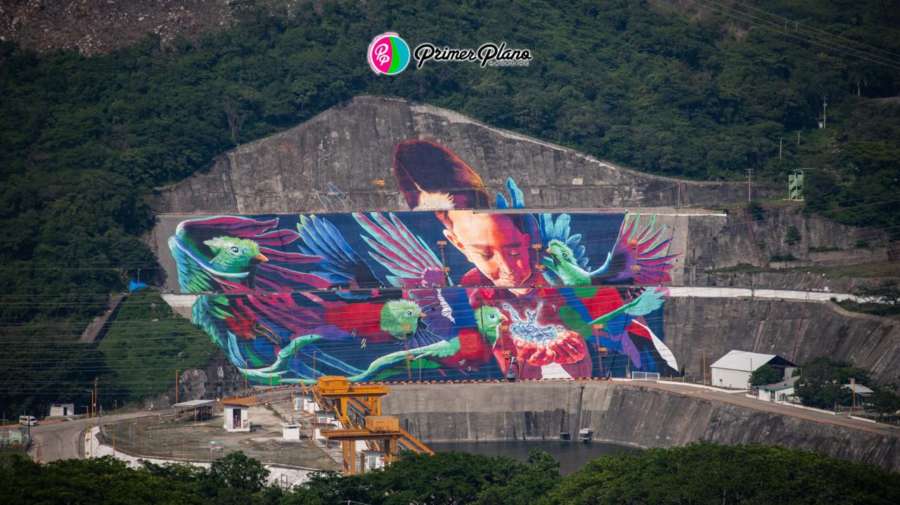 El Monumental Mural en la Presa Chicoasén