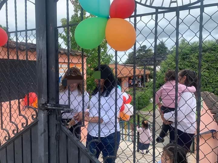 Denuncia negligencia en jardín de niños tras escape niña