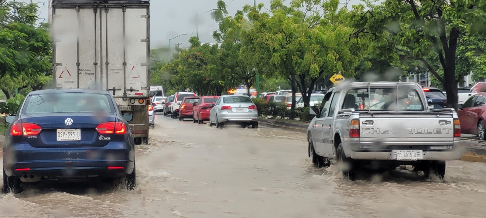 Lluvias por onda tropical 20 en Chiapas