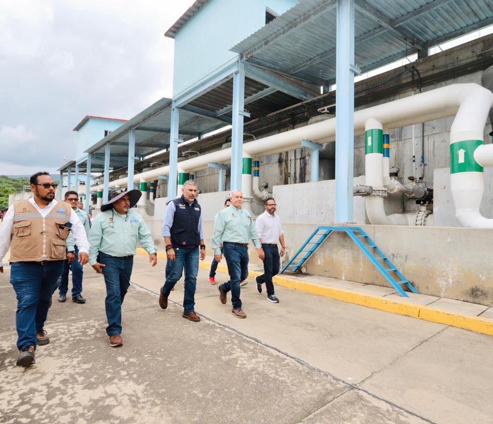 Supervisa Angel Torres operatividad de la Planta Potabilizadora “Ciudad del Agua”