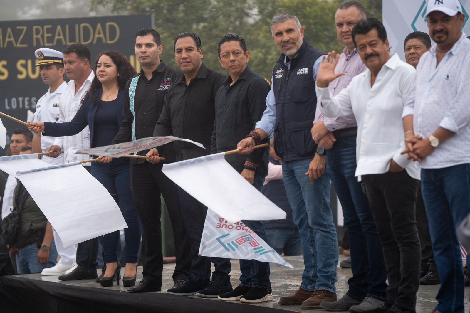 Fiscal general acompaña al gobernador Eduardo Ramírez en inicio del programa Carretera Segura