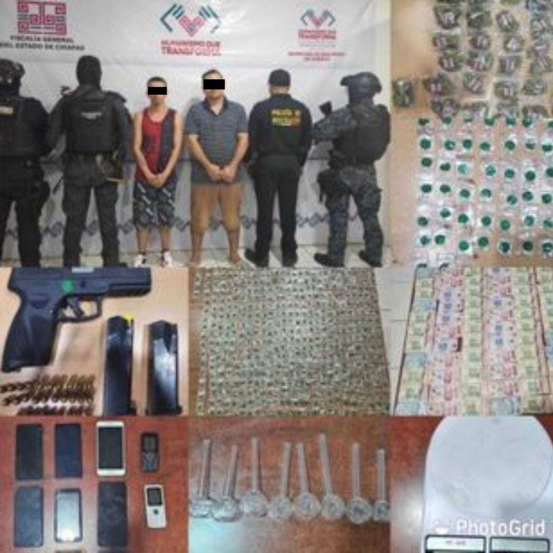 Los operativos de la FGE, SSP y FRIP dan fuerte golpe al delito de narcomenudeo en Tapachula