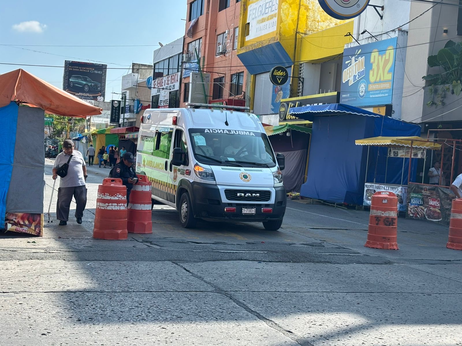 Inician cierres viales en Tuxtla por peregrinaciones